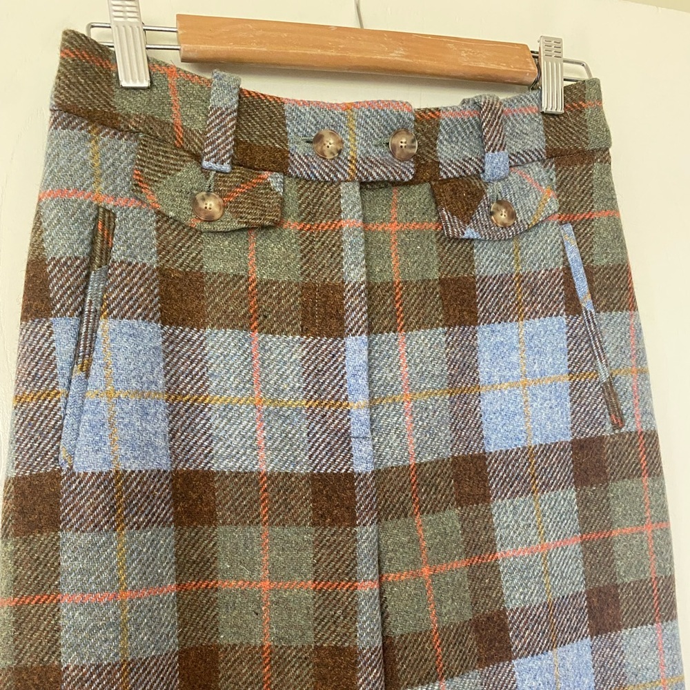 Sezane Checked Wool Trousers 38 NWT
